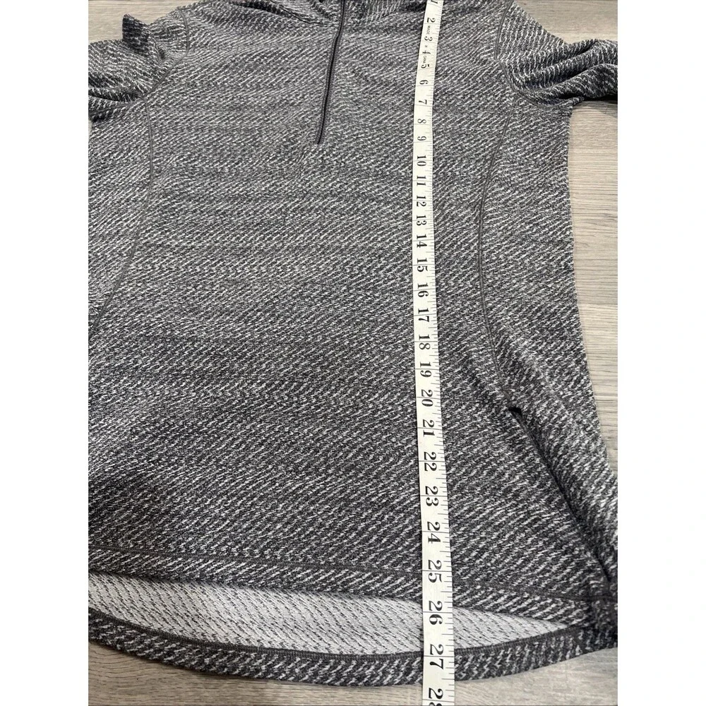 Lululemon Outrun 1/2 Zip Rulu Pullover Hazy Heather Gray Size 10